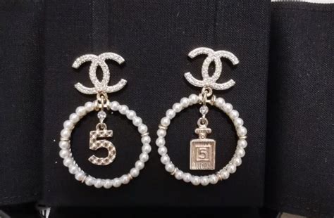 chanel no 5 earrings|neiman marcus Chanel no 5.